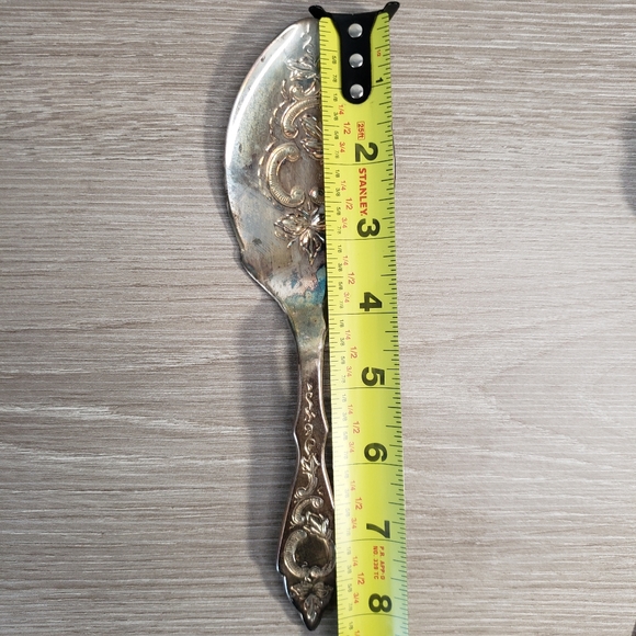 Vtg. Epon Brass Mayell Cake Slicer & Spoon set - Picture 11 of 12